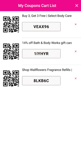 Coupons for Bath  Body Works