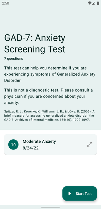 Immagine 0 per Anxiety Test