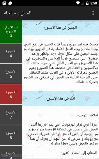 Bild 0 für مراحل الحمل