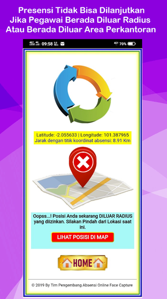 Immagine 0 per Absensi Berbasis GPS Face…
