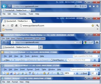 Bild 0 für TitleBarClock