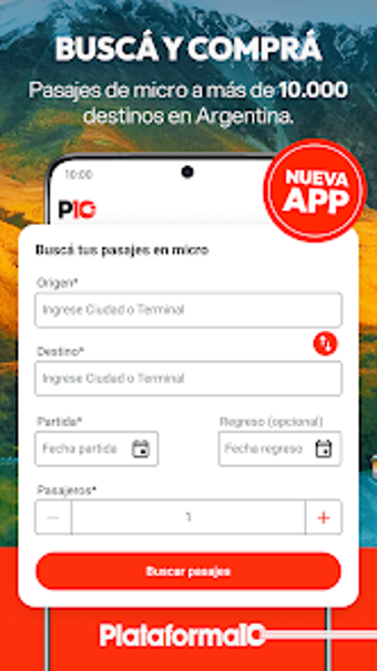 Imagen 0 para Plataforma 10 Pasajes de …