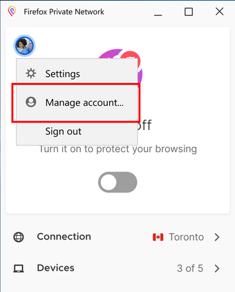Immagine 3 per Firefox Private Network