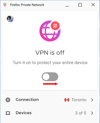 Immagine 2 per Firefox Private Network