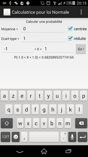 Immagine 0 per Normal Distribution Calcu…