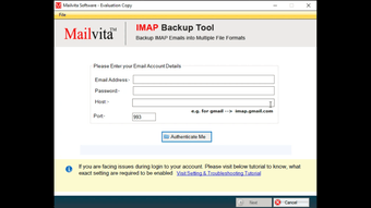 Image 0 for Malvita Backup For IMAP