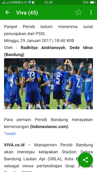 Bild 0 für Berita Bola