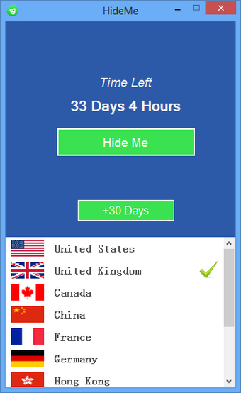 HideMe VPN for Windows