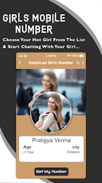 Image 0 for Girls Mobile Number