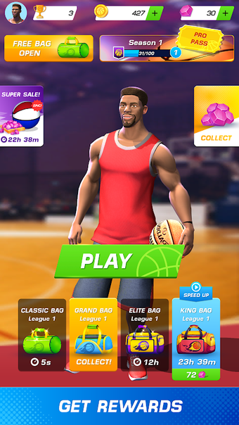 Bild 0 für Basketball Clash: Slam Du…