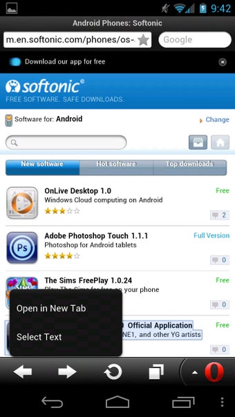 Opera Mini Next的第9张图片