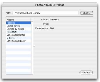 iPhoto Album Extractor