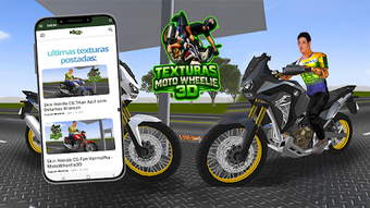 Texturas Moto Wheelie 3D的第0张图片