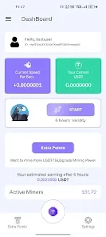 Imagen 0 para USDT Cloud Mining Simulat…