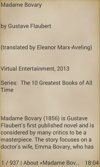 Bild 0 für Madame Bovary