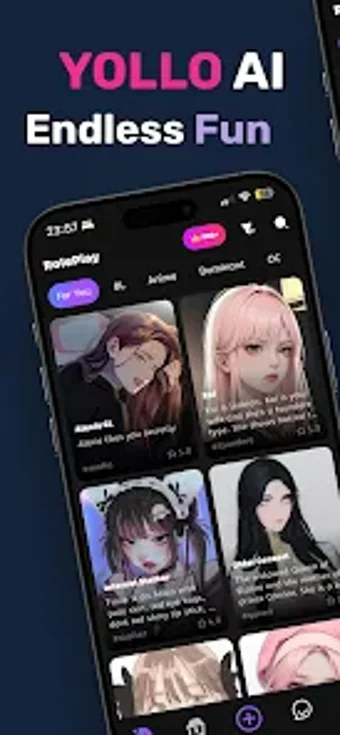 Bild 0 für Yollo AI - RolePlay AI Vi…