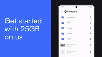 Bild 0 für hiveDisk: Green Cloud Sto…