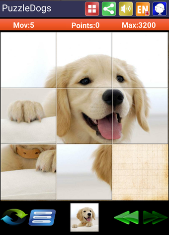 Image 0 for Sliding Puzzle Dogs