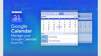Download Agenda for Google Calendar for Windows