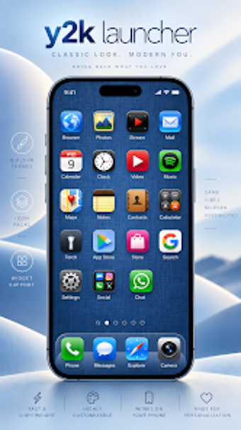 Obraz 0 dla Y2K Launcher  Glass Retro…