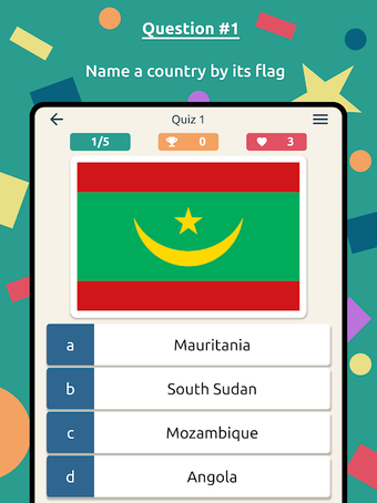 Flags and Countries of the World – Guess Quiz