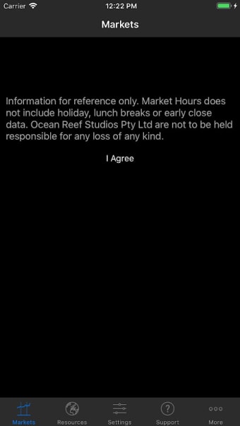 Market Hours - Stock Clock