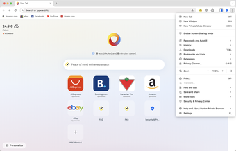 Imagen 1 para Norton Private Browser
