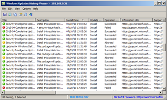 Windows Updates History Viewer