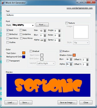 Immagine 2 per Word Art Generator