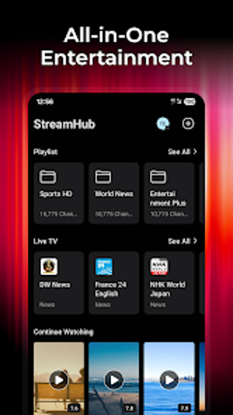 Obraz 0 dla StreamHub - IPTV Player