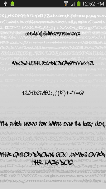 Fonts for FlipFont Graffi…的第0张图片