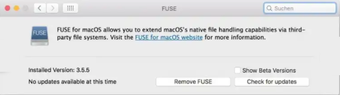Image 0 for macFUSE