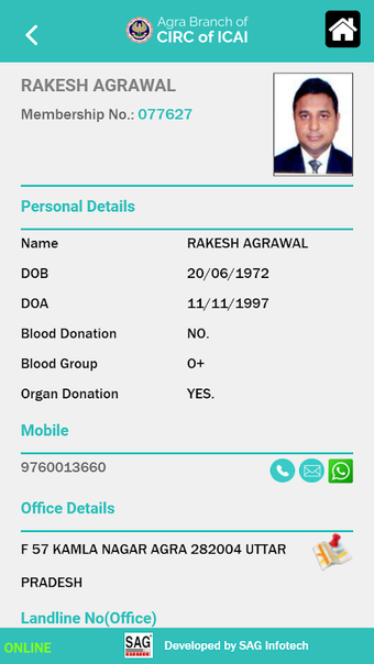 Imagen 0 para Agra Branch ( CIRC of ICA…