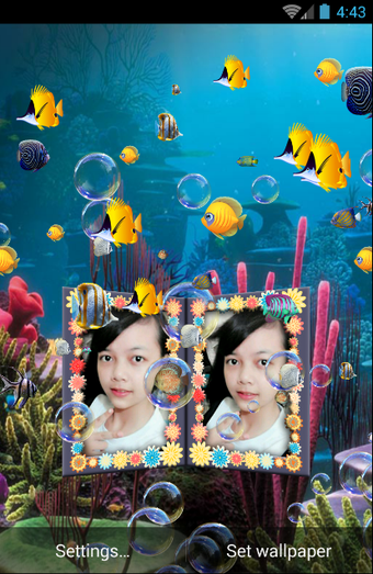 Couple Photo Aquarium LWP的第0张图片
