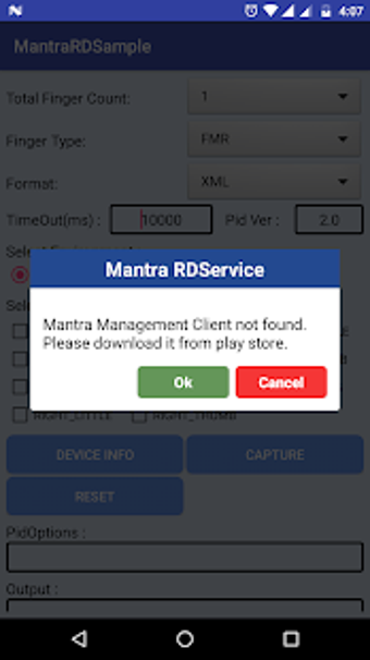 Mantra RD Service