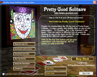 Imagen 2 para Pretty Good Solitaire