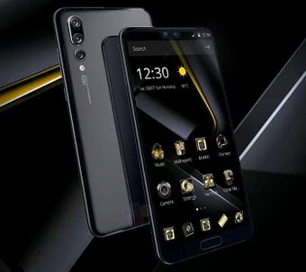 Gold Black Business Theme For Huawei P20