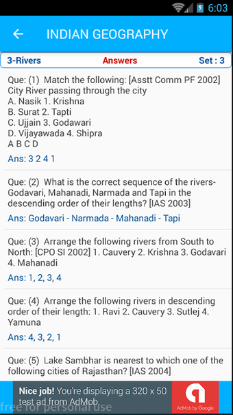 Indian Geography Quiz 1250 MCQ