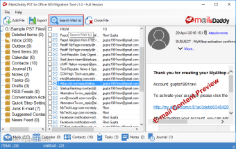 MailsDaddy PST to Office 365 Migration Tool