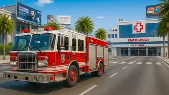 Obraz 0 dla Fire Tuck Game Rescue Sim…