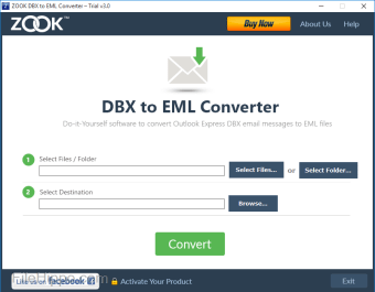 ZOOK DBX to EML Converter