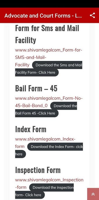 Advocate and Court Forms