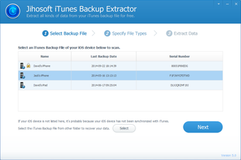 Obraz 0 dla Jihosoft iPhone Backup Ex…