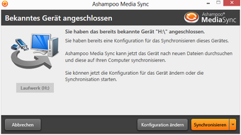 Image 0 pour Ashampoo Media Sync