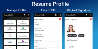 Free resume builder CV ma…的第5张图片