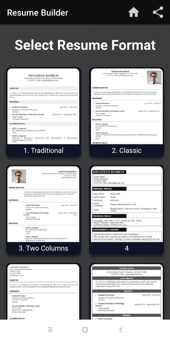 Free resume builder CV ma…的第2张图片