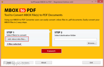 SoftTweak MBOX to PDF