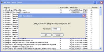 Obraz 0 dla XP Run Count Editor
