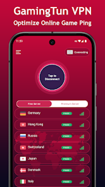 Bild 0 für GamingTun VPN: Optimize P…