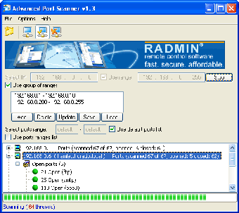 Advanced Port Scanner的第0张图片